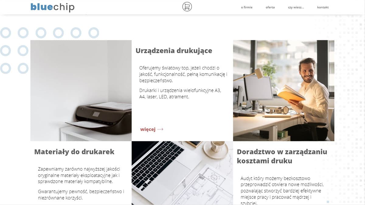 Thumbnail image of project "bluechip website" nr 2