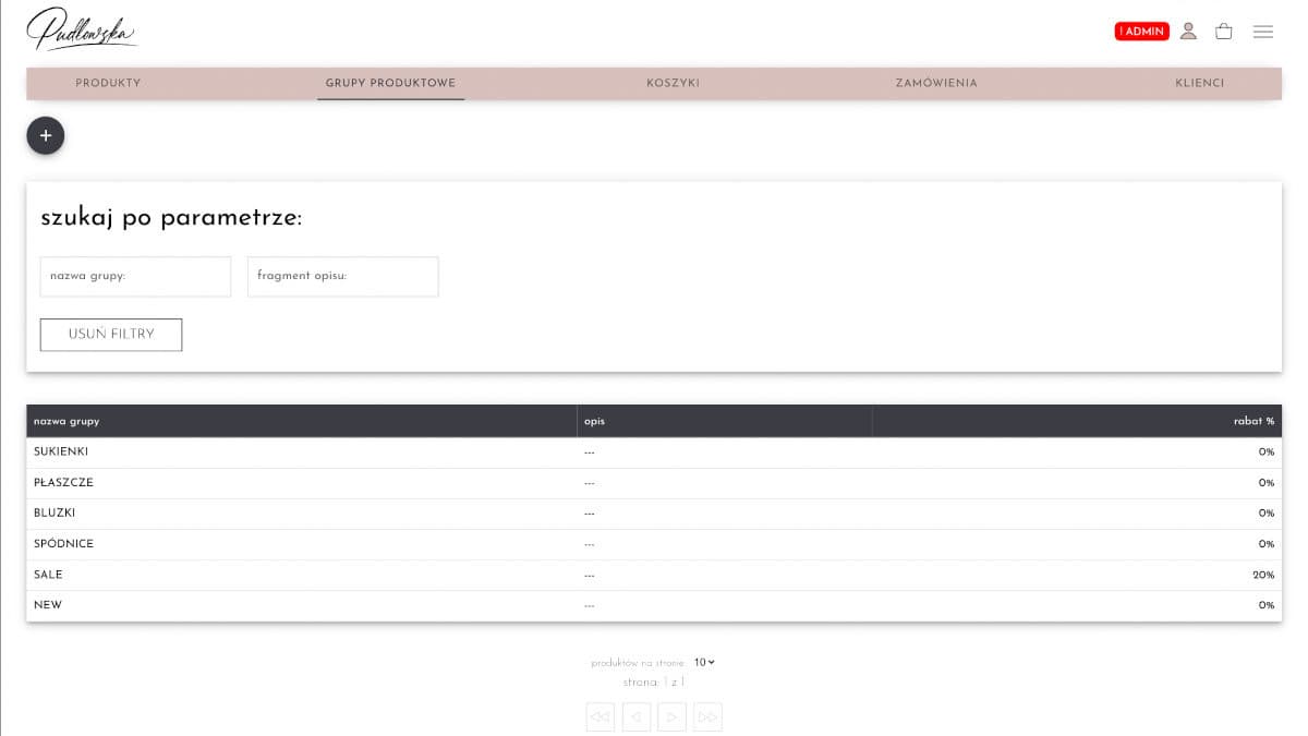 Thumbnail image of project "online shop and panel" nr 1