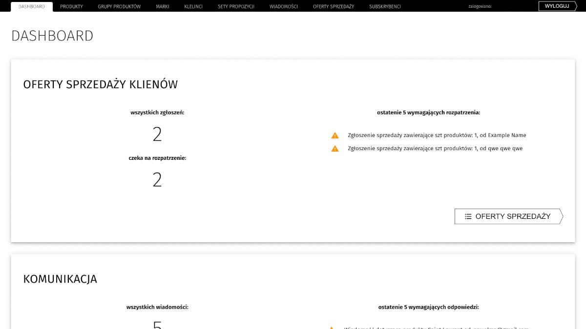 Thumbnail image of project "CRM & CMS for portal" nr 1